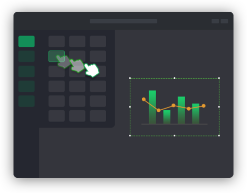 簡(jiǎn)單好用，拖拽布局
